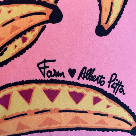 FARM Rio Pink Dress with Yellow Sunburst Print - Picture 7 of 13